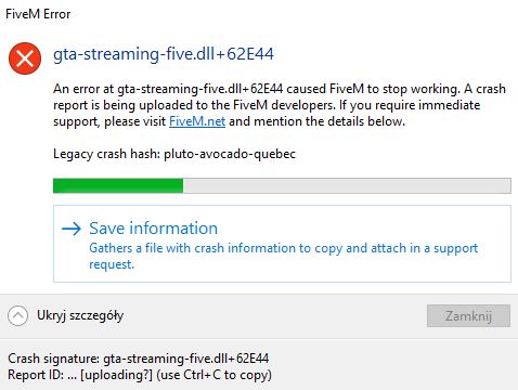 Crash on joining server - FiveM Client Support - Cfx Forum