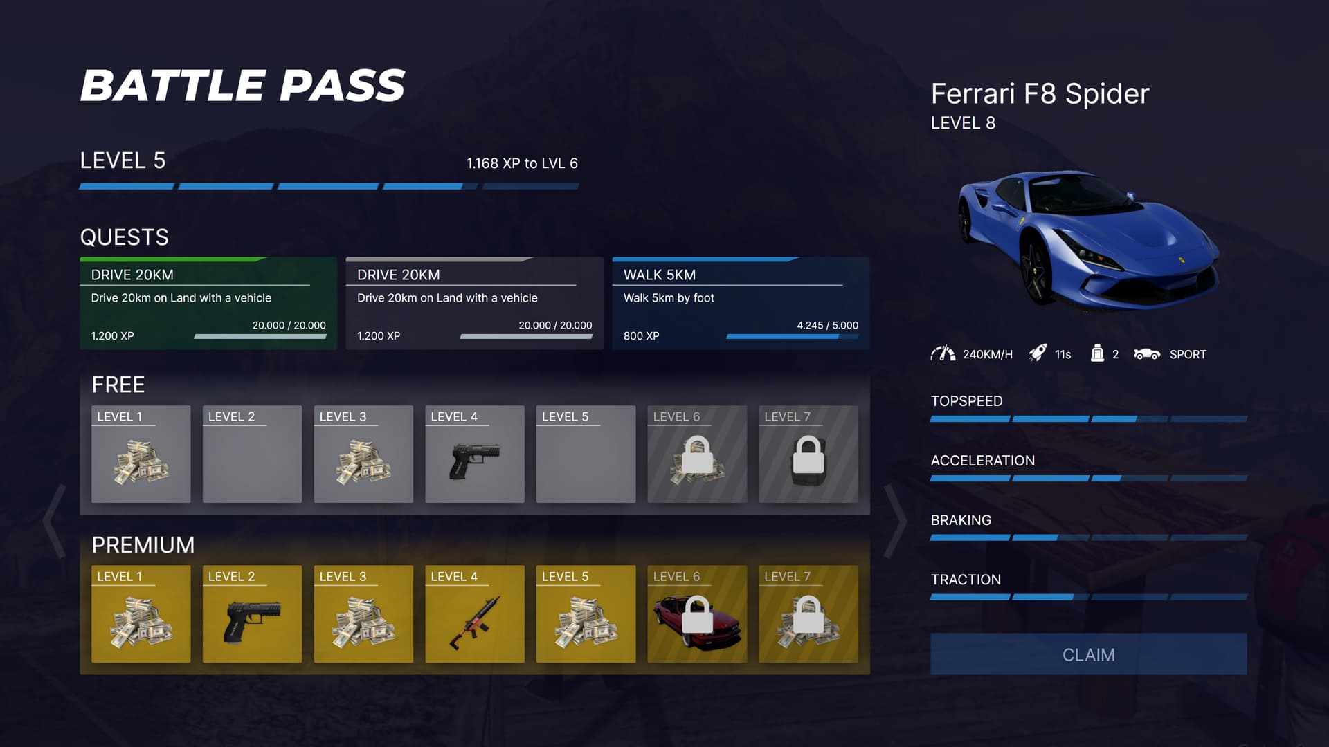 [release][paid][esx And Qbcore] Battlepass Fivem Releases Cfx Re