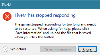 Cannot load into servers, Game crashs - FiveM Client Support - Cfx Forum