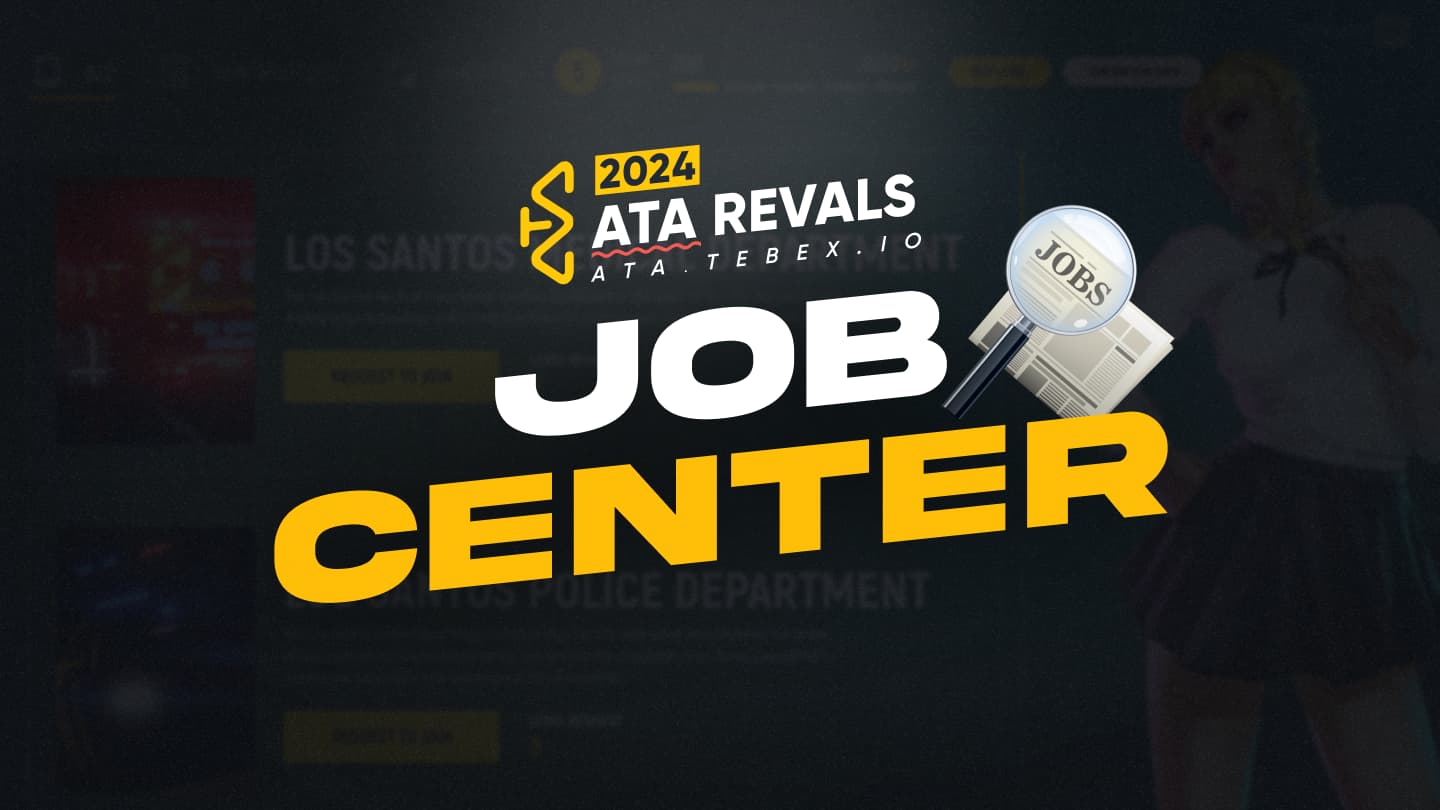 ata Job Center [QBCORE][ESX][PAID] - FiveM Releases - Cfx.re Community