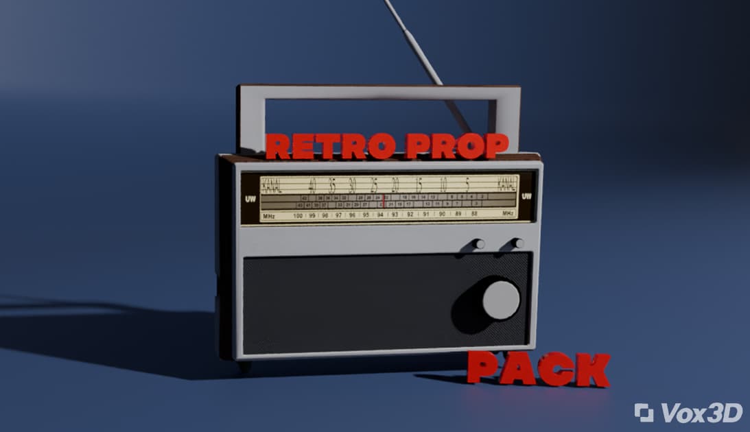 V3D | Retro Electronics | Prop Pack | PAID thumbnail 5