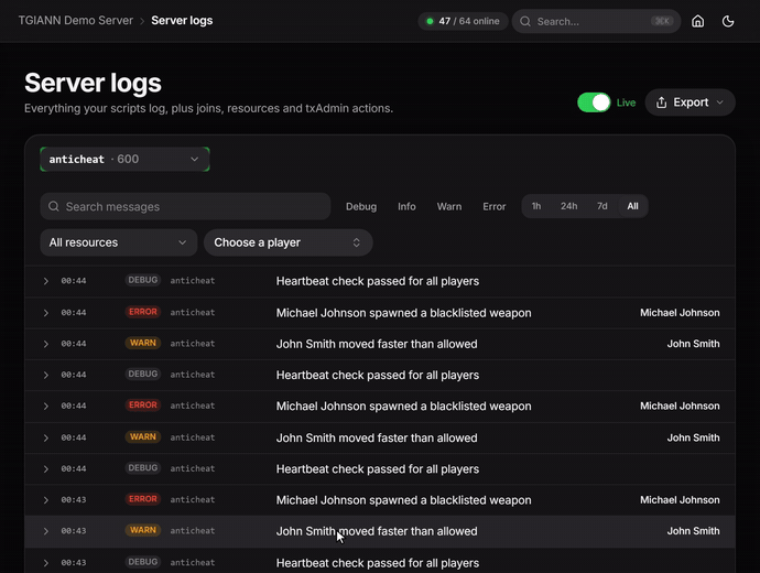 03-logs-open-line