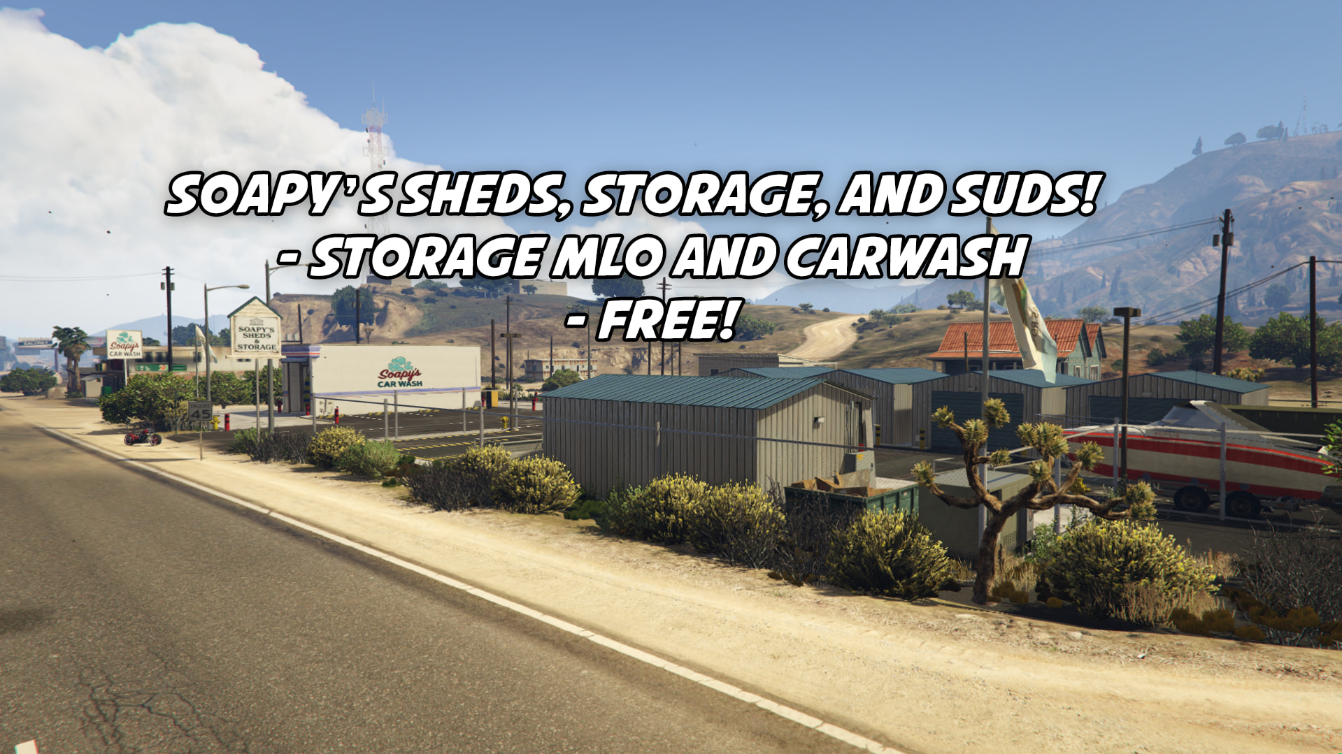 Soapy's Storage and Carwash FiveM MLO