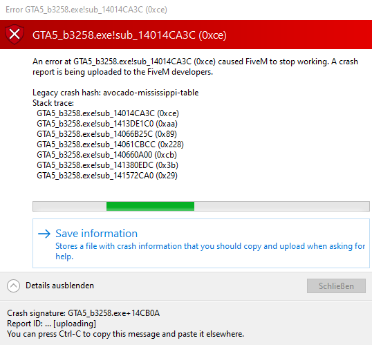 Game crashes after 30-60 minutes - FiveM Client Support - Cfx.re Community