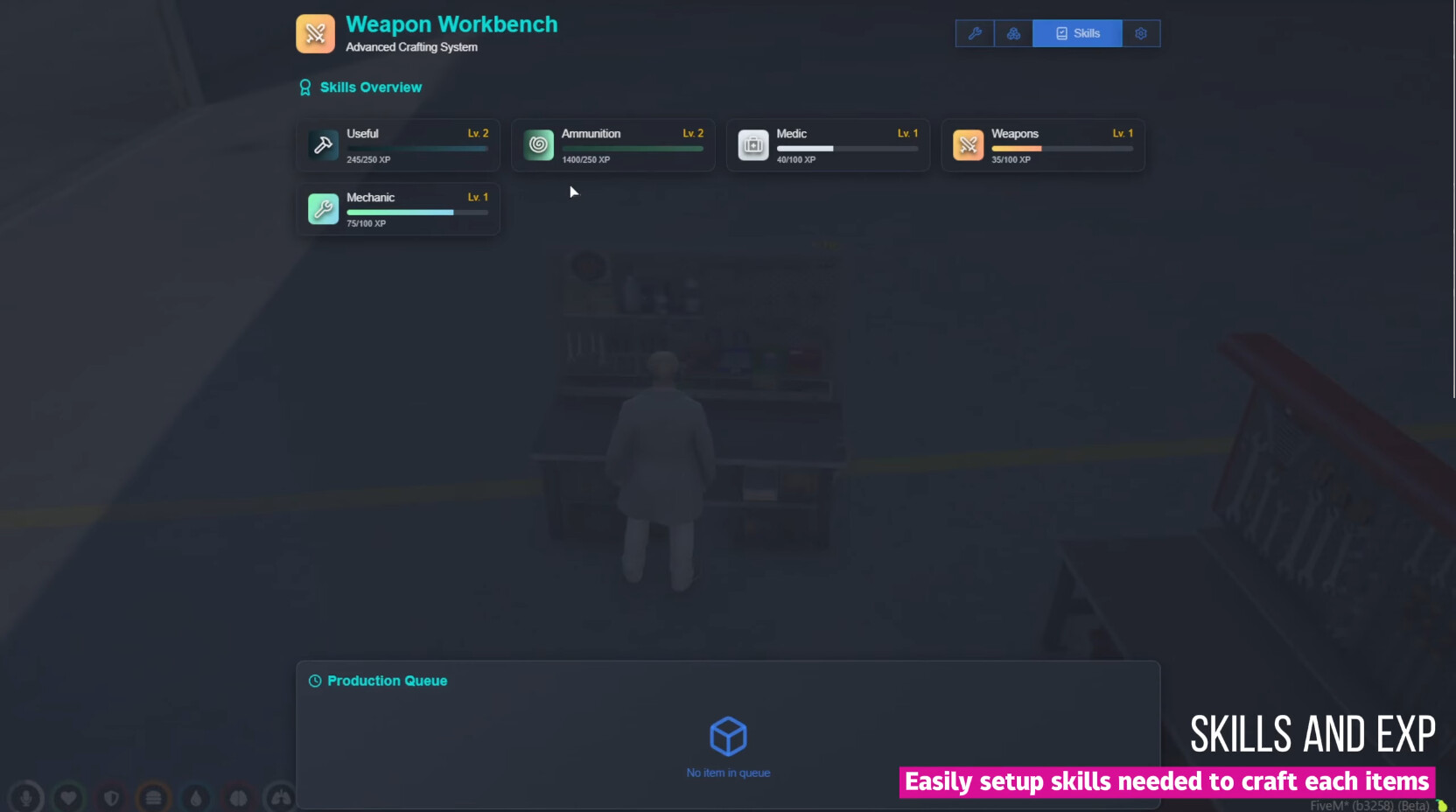 Crafting Bench System [QBox | QBCore | ESX | Standalone ] - FiveM ...