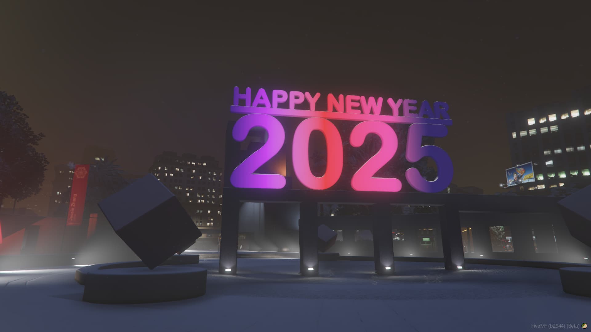 全国送料無料ギフト Animated 2025 Year New Happy FREE] Prop Releases FiveM - 工芸品
