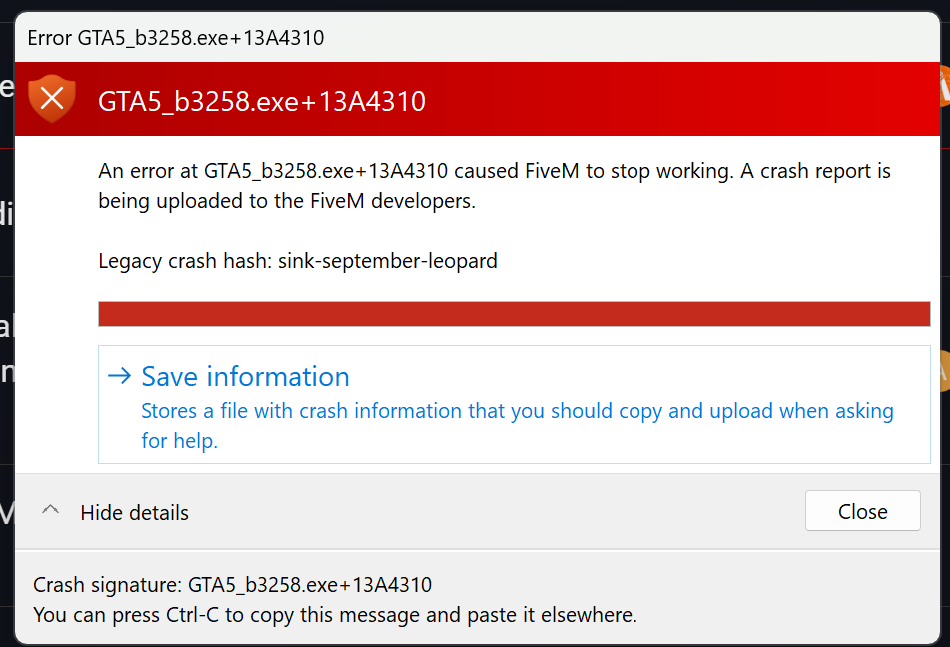 FiveM Crashing on Launch - FiveM Client Support - Cfx.re