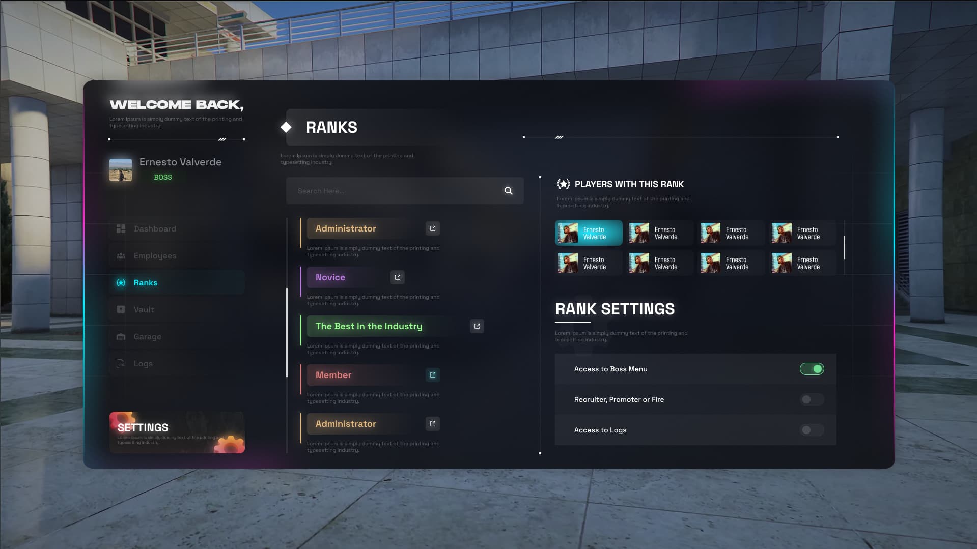 [QB/ESX] Advanced Boss Menu System - FiveM Releases - Cfx Forum