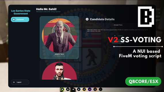 [ESX/QBCore] FiveM Voting Script with UI | QBCore Voting Script | ESX Voting Script Thumbnail