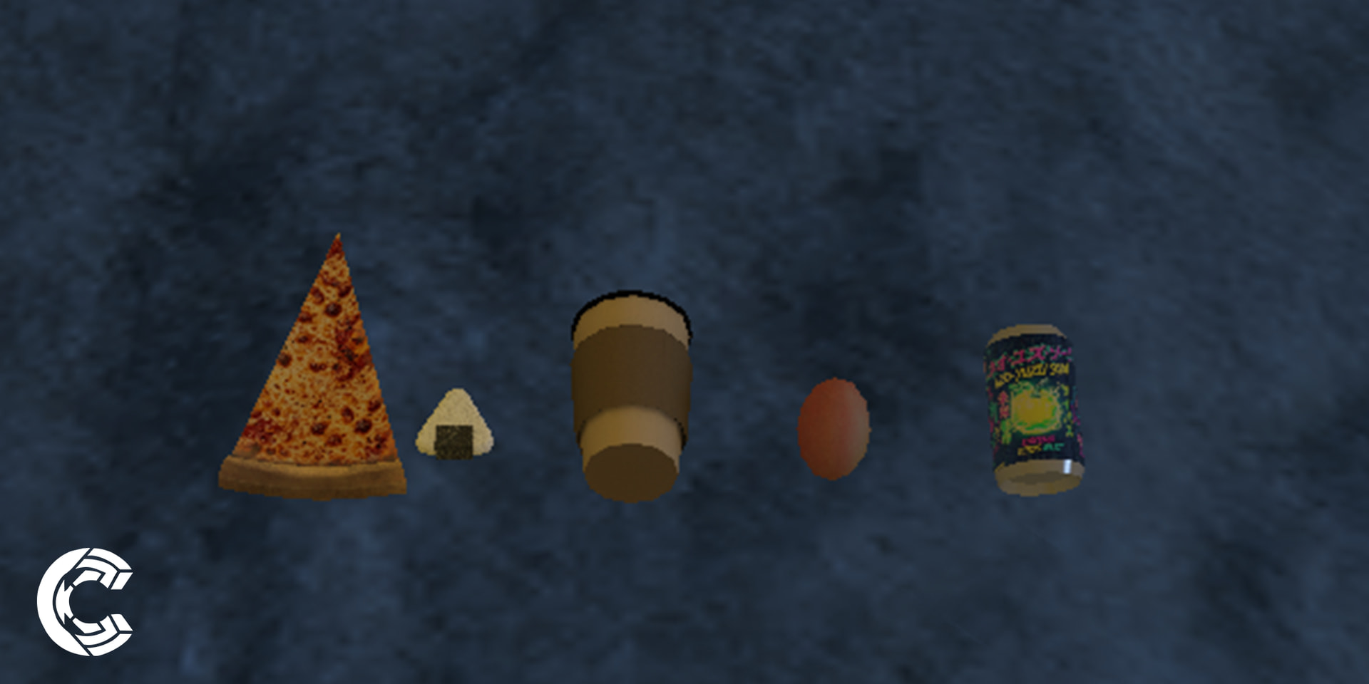 [PROP] Food Props | Free - Ultra Low Poly