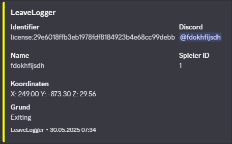 FREE] [Standalone] LeaveLogger - Track Player Leaves