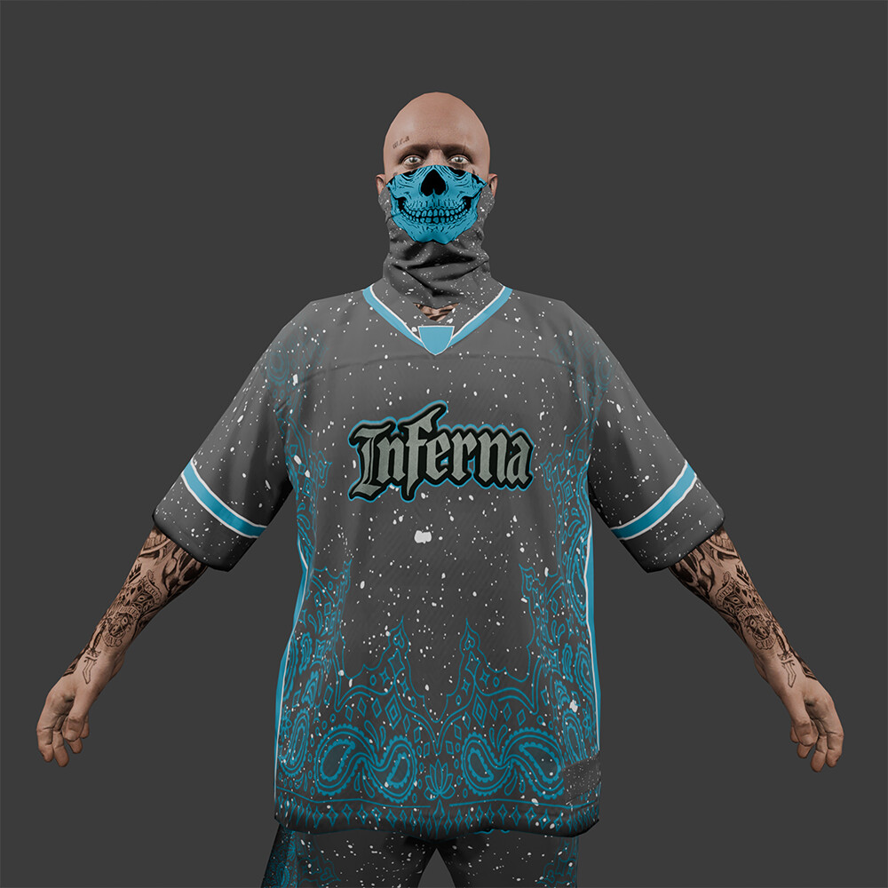 [PAID] Inferna Gang Clothes ( Male & Female - Fivem Ready / Add-On ...