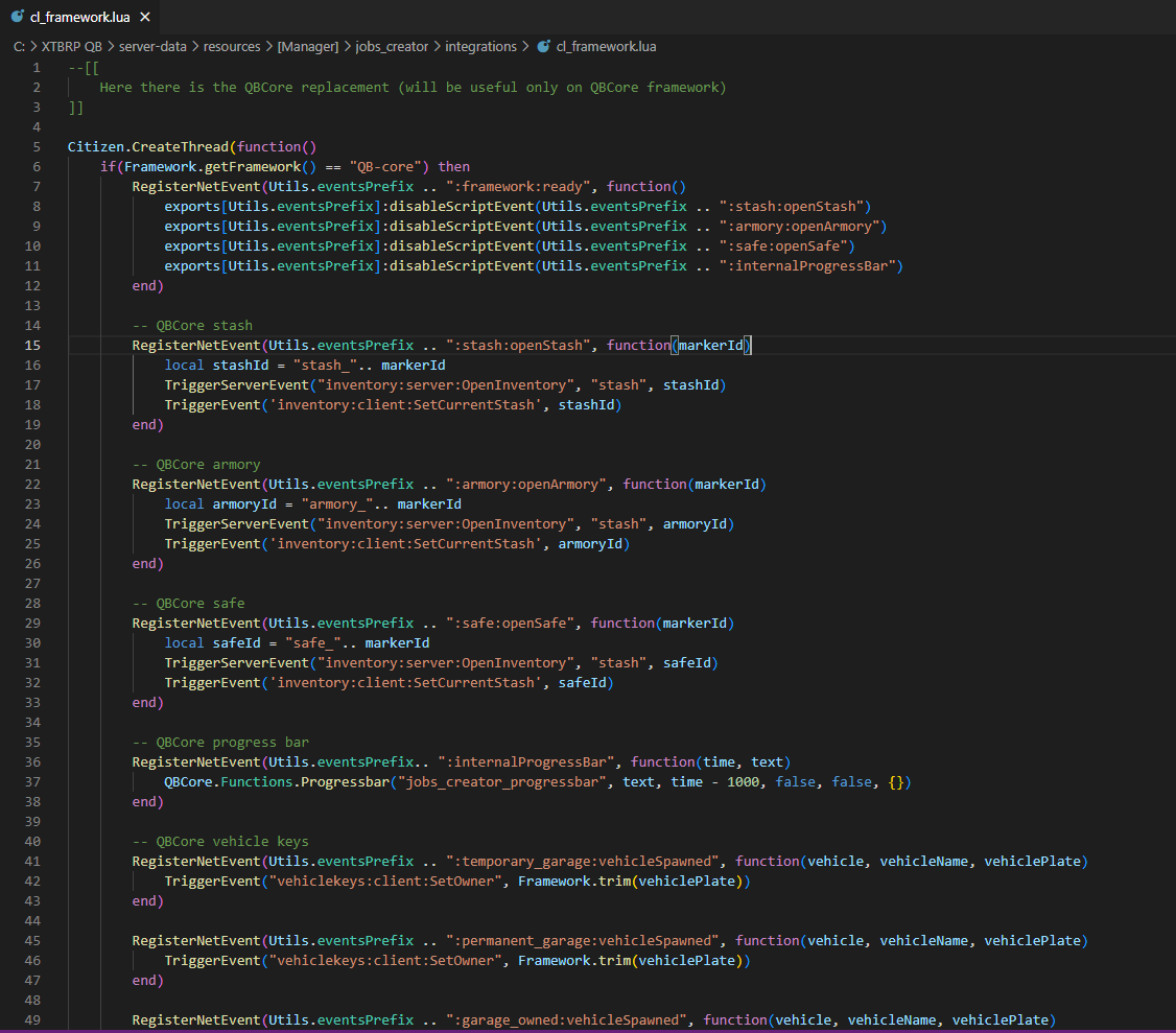 Changing to new framework - QBCore - Cfx.re Community