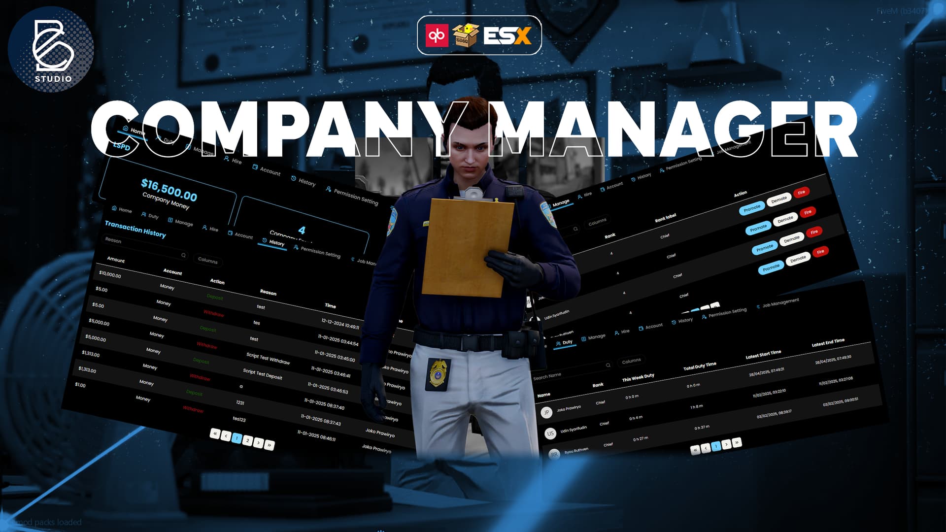 COMPANY MANAGER - Bagus Code Studio