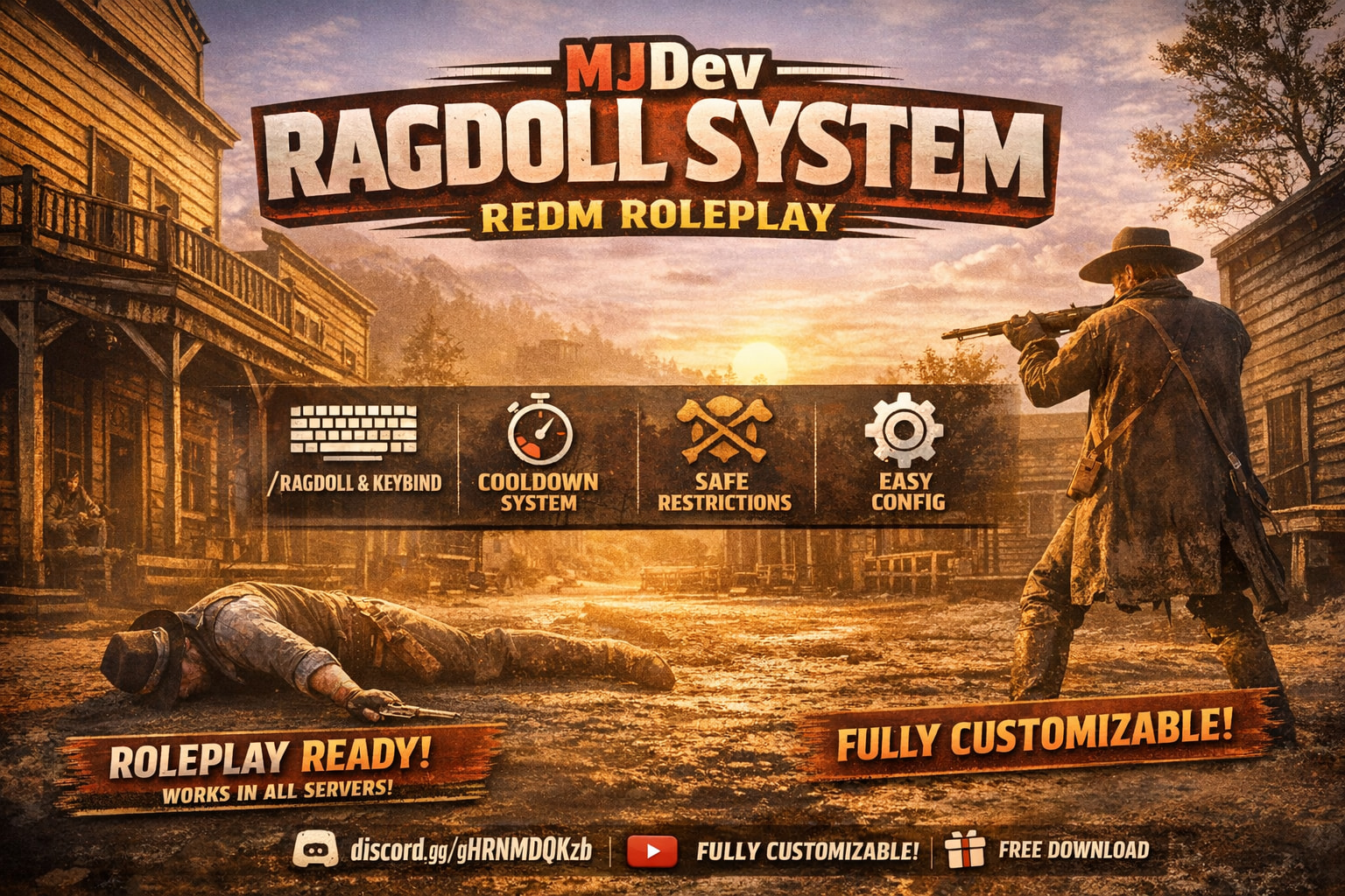 [FREE] MJDev Ragdoll System | RedM Roleplay Ready - RedM Releases - Cfx ...