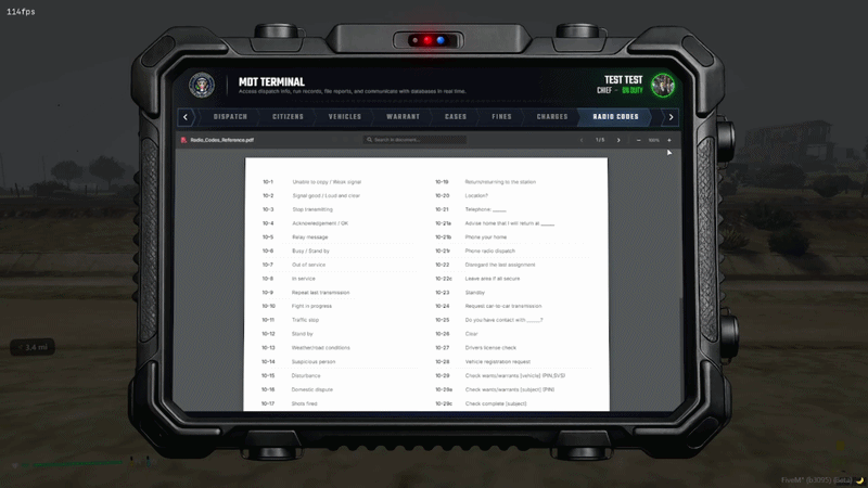 FiveM Police MDT + CAD Script – Complete Law Enforcement System thumbnail 8