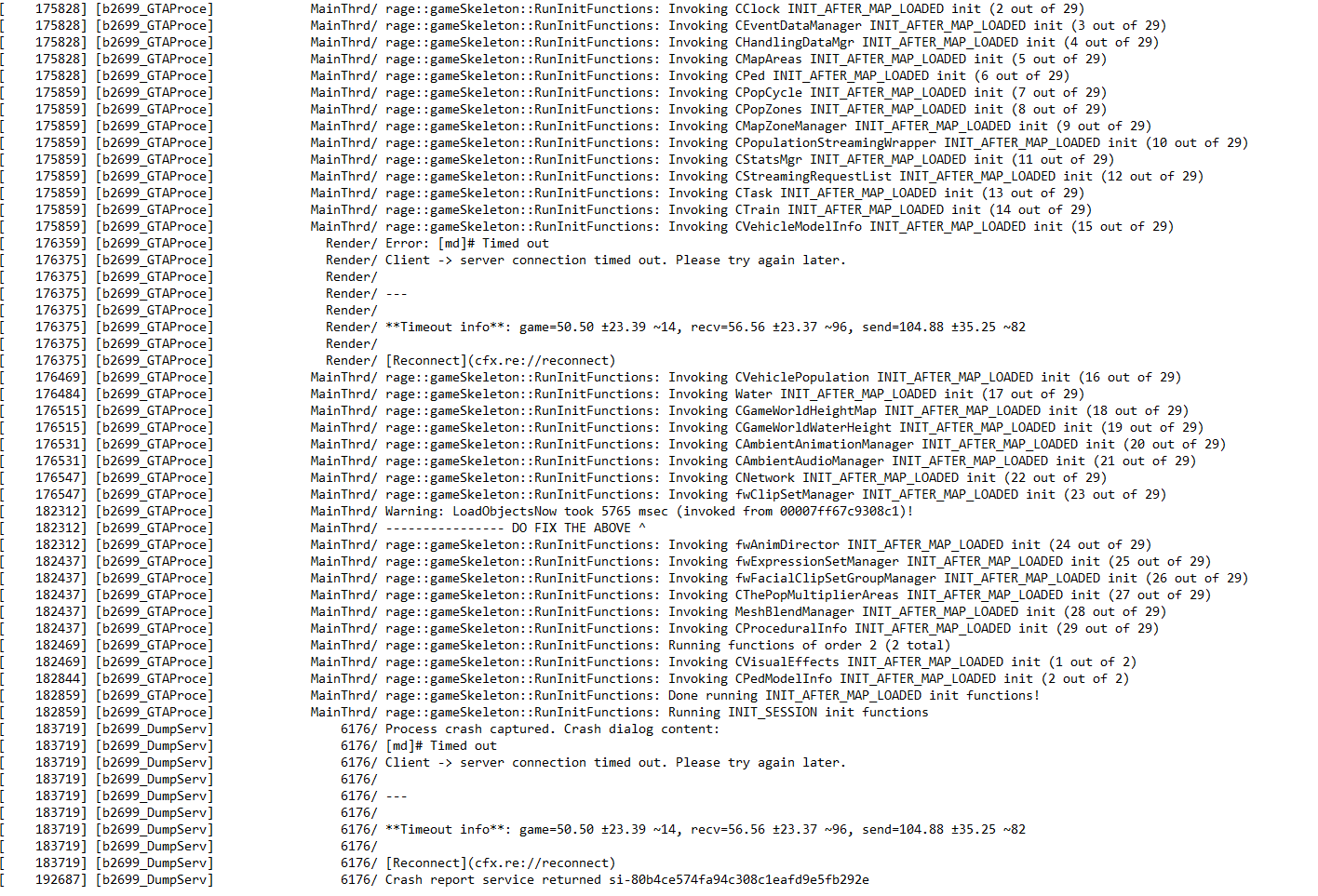 Md timeout fivem client support cfx re community