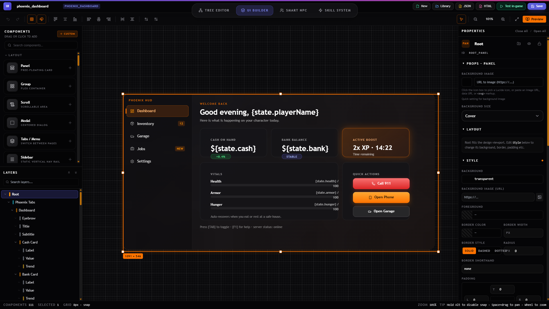 Script Creator | Best FiveM Script & UI Builder — Drag & Drop Logic ...