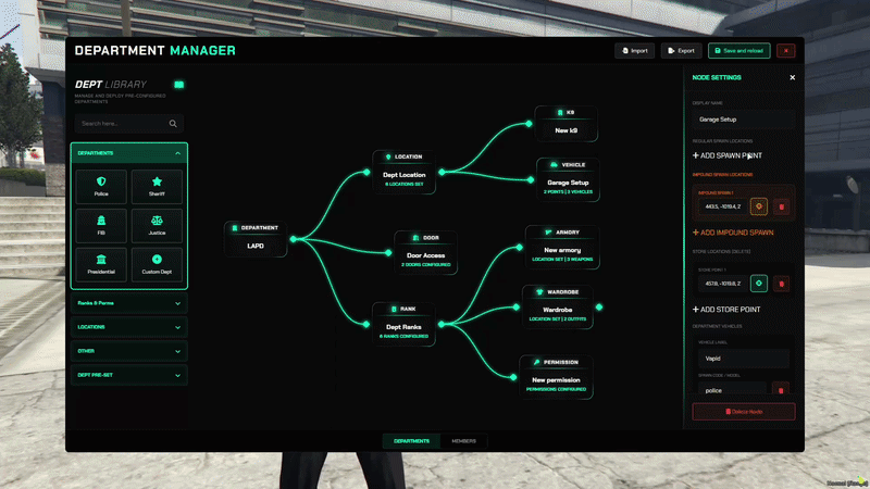 Police Job Creator - All in One department script - FiveM script thumbnail 6