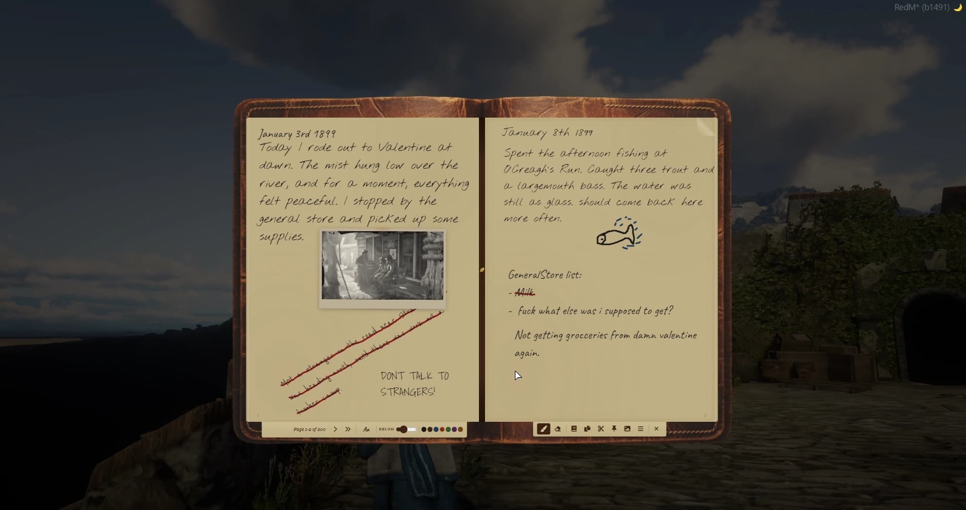 M-Notebooks | RedM Notebook & Notes Script | VORP & RSG - RedM Releases ...