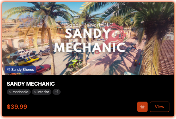 Sandy Repair Warehouse + Hookah Bar with Barber [MLO] Thumbnail