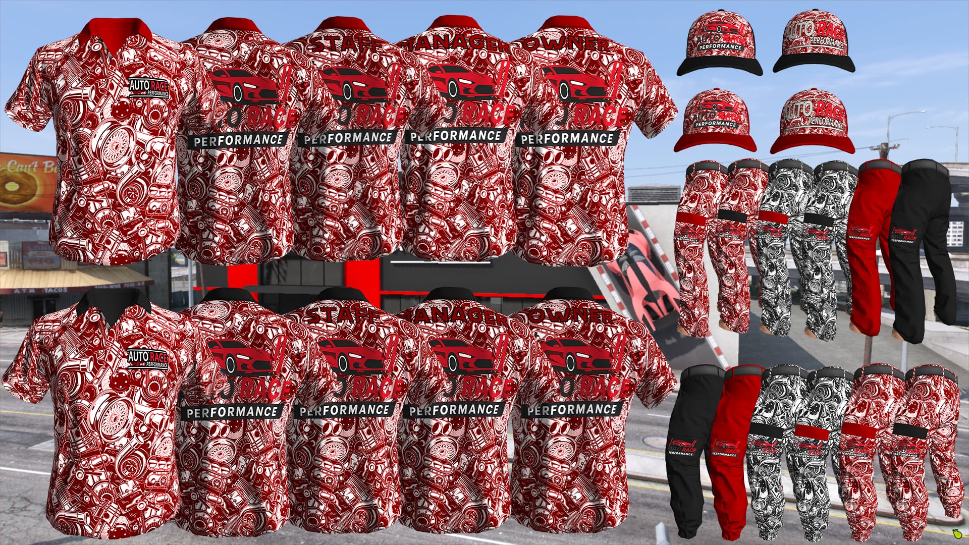 Auto Race Performance Uniform For Male and Female [On Sale] - FiveM ...
