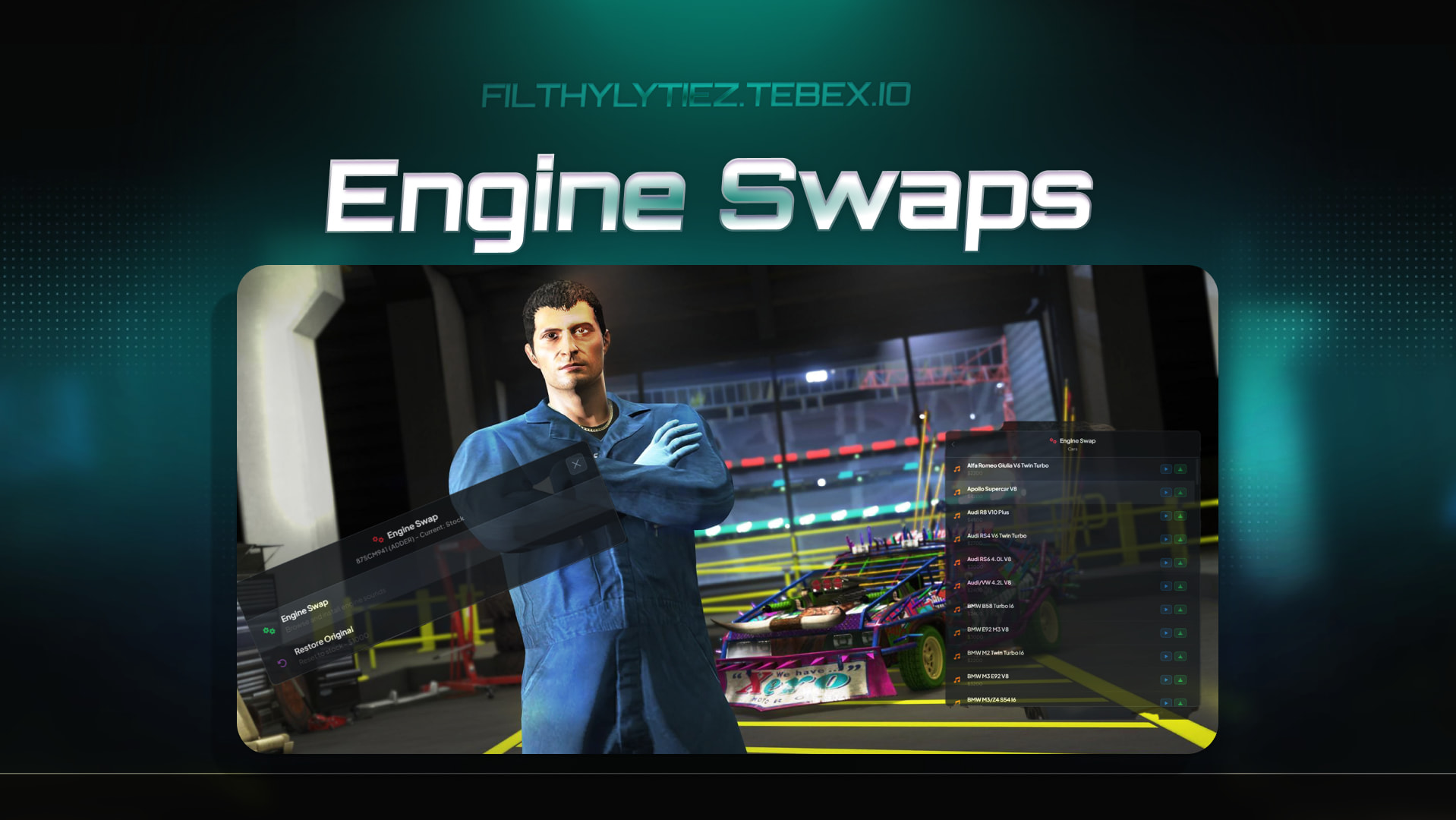 EngineSwap System [QBOX/QB/ESX] - FiveM Releases - Cfx.re Community