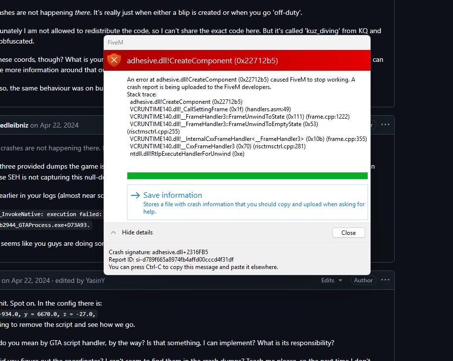 FiveM repeatedly crashing when i try to open it - FiveM Client Support ...