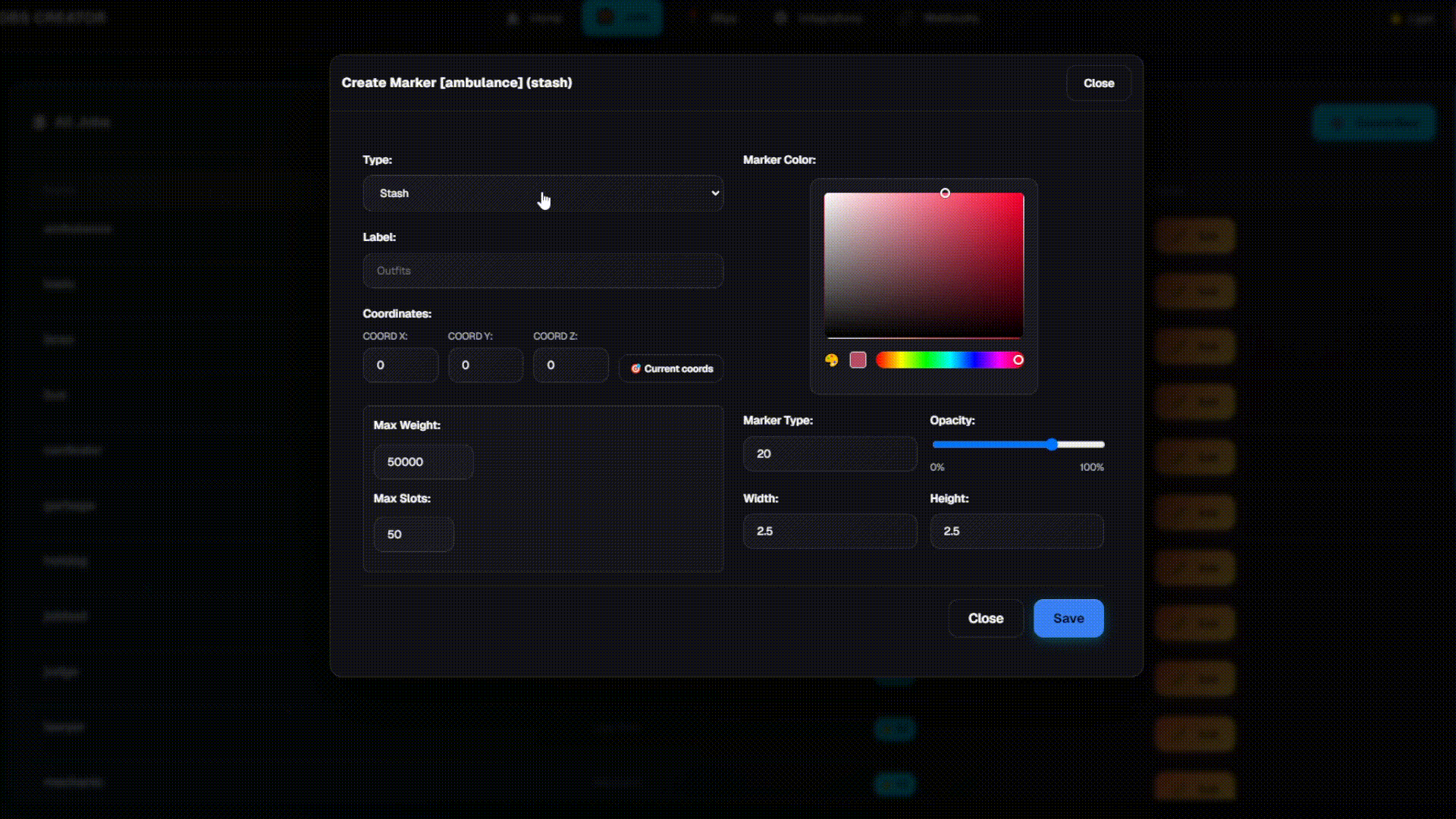 Add and customize markers