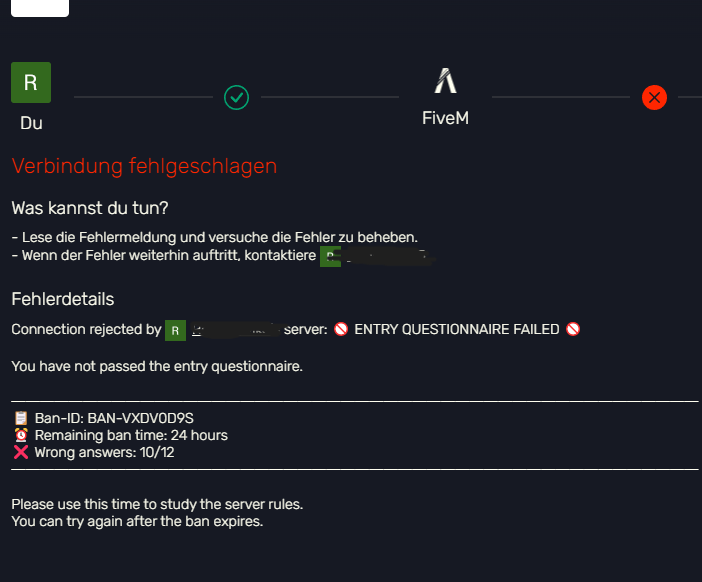 [ESX] Entry Questionnaire System – Advanced Roleplay Protection - FiveM ...