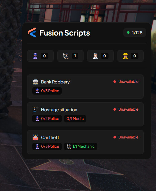 [FREE] Scoreboard with activities [ ESX / QBCore / Qbox - FiveM ...