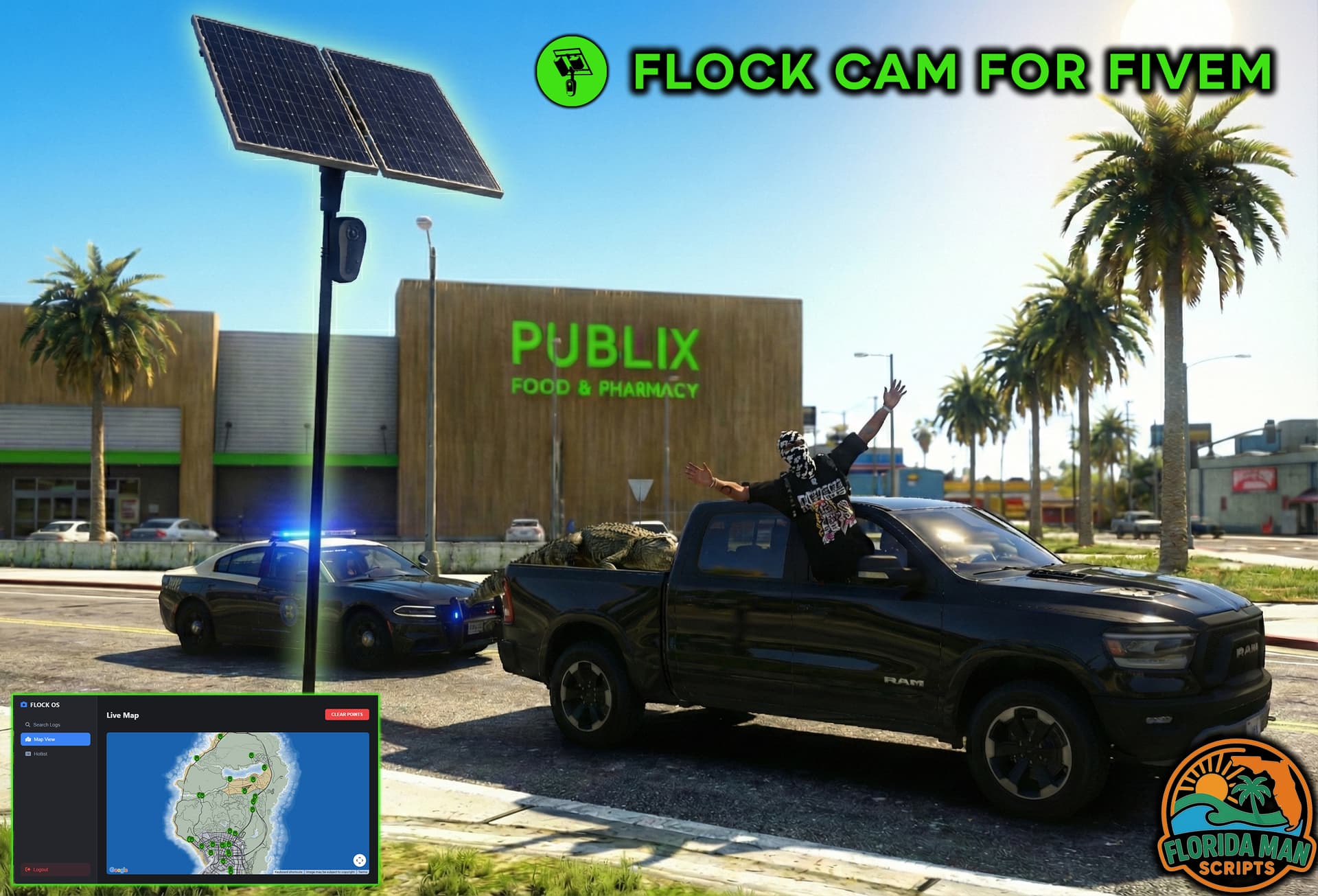 FLOCK Cam System For FiveM - Intelligent Plate Recognition and In-Game ...