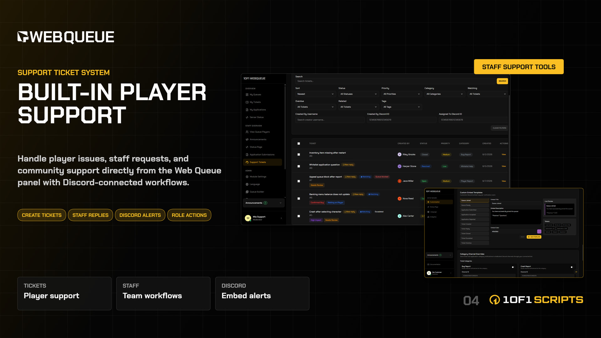 Website Queue with Apps & Tickets - FiveM Releases - Cfx Forum