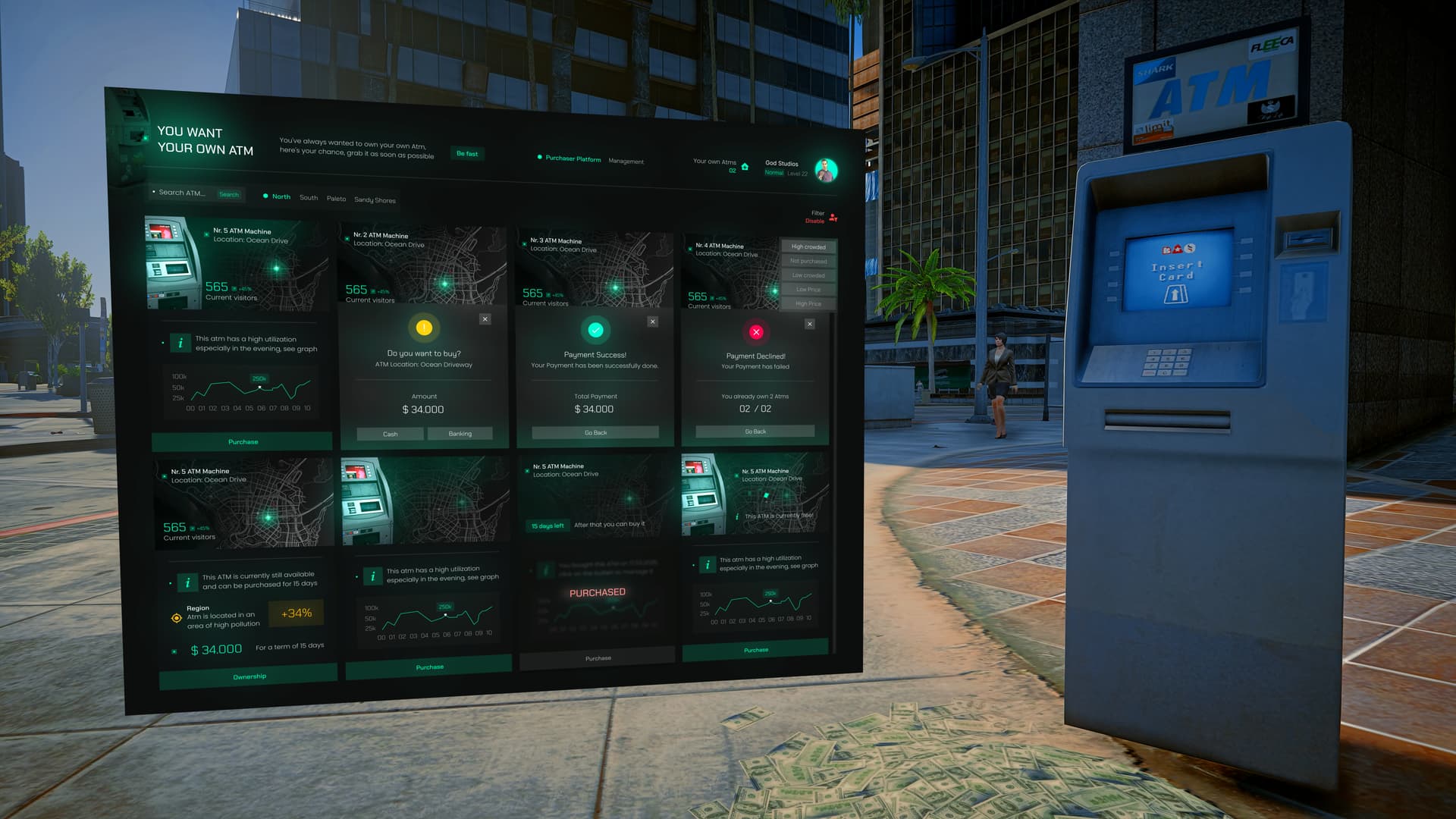 ATM Owner System | Buy & Manage ATMs [ESX / QB-Core / Qbox] - FiveM ...