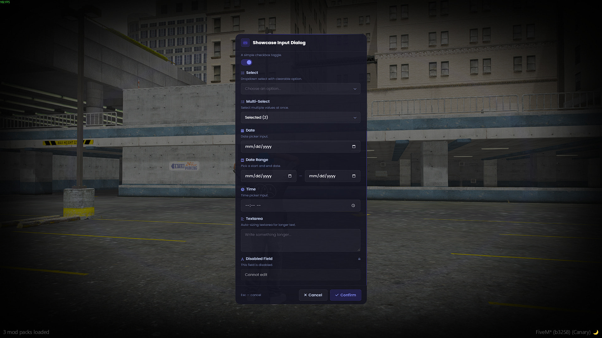 Menu System [ESX, QB, QBOX, STANDALONE] - FiveM Releases - Cfx Forum