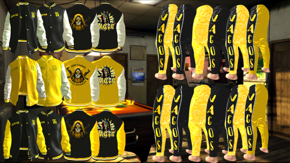 Vagos Jackets for Male and Female [Lore Friendly] Thumbnail