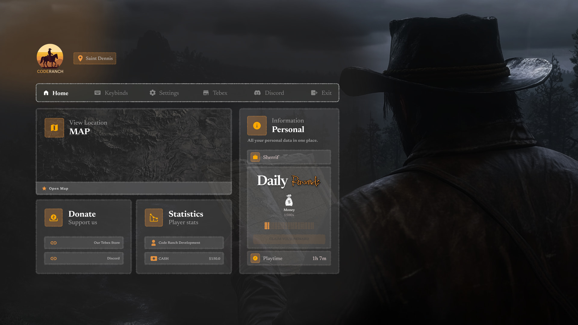RedM PauseMenu Script | CodeRanch - RedM Releases - Cfx Forum