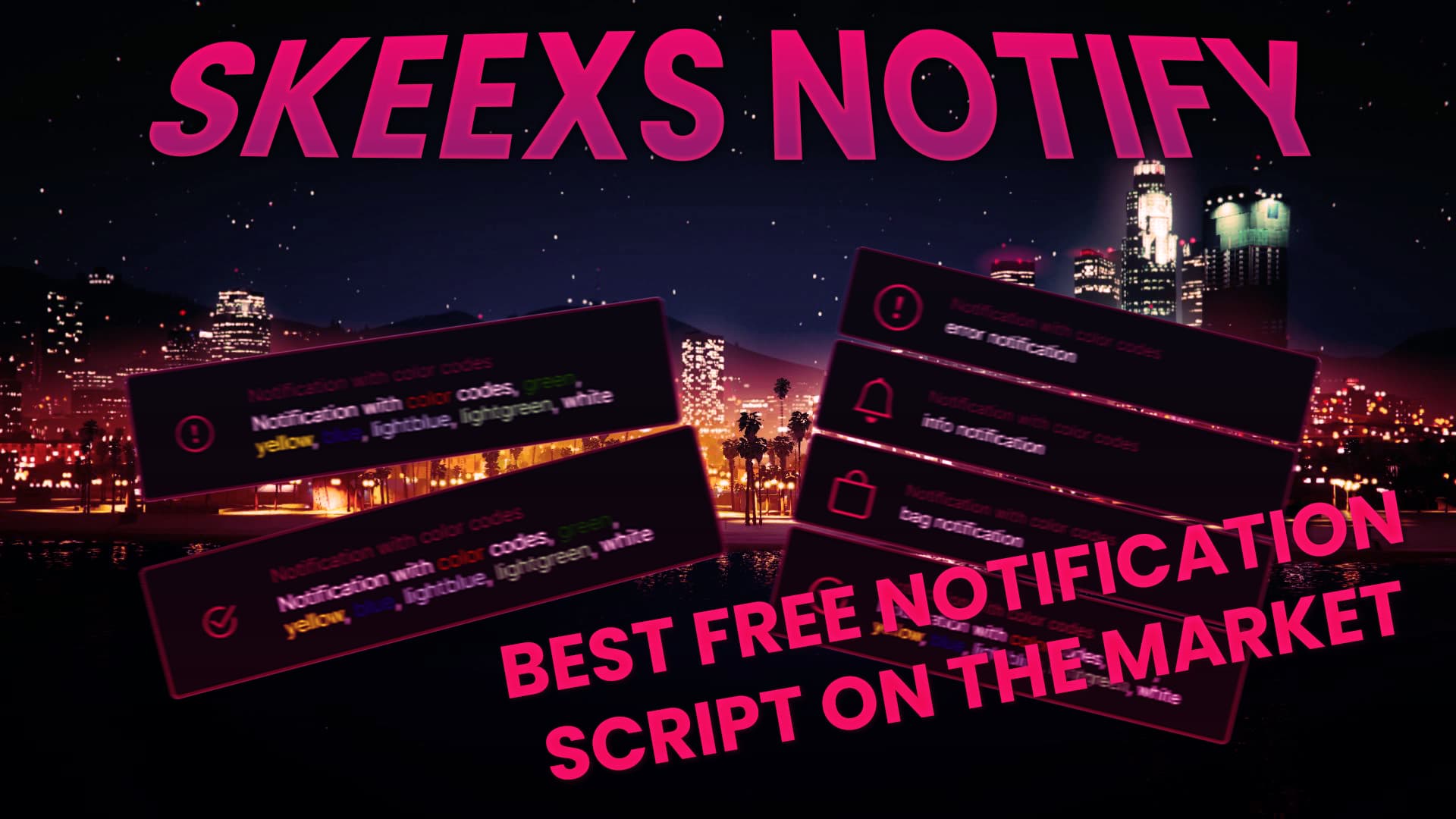 [Standalone] [FREE] skeexsNotify, free notification script with easy ...