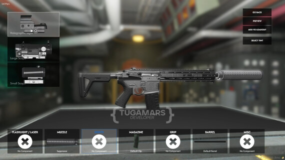 Realistic Weapons - Shop, Loadout, Weapon on back [Standalone] Thumbnail