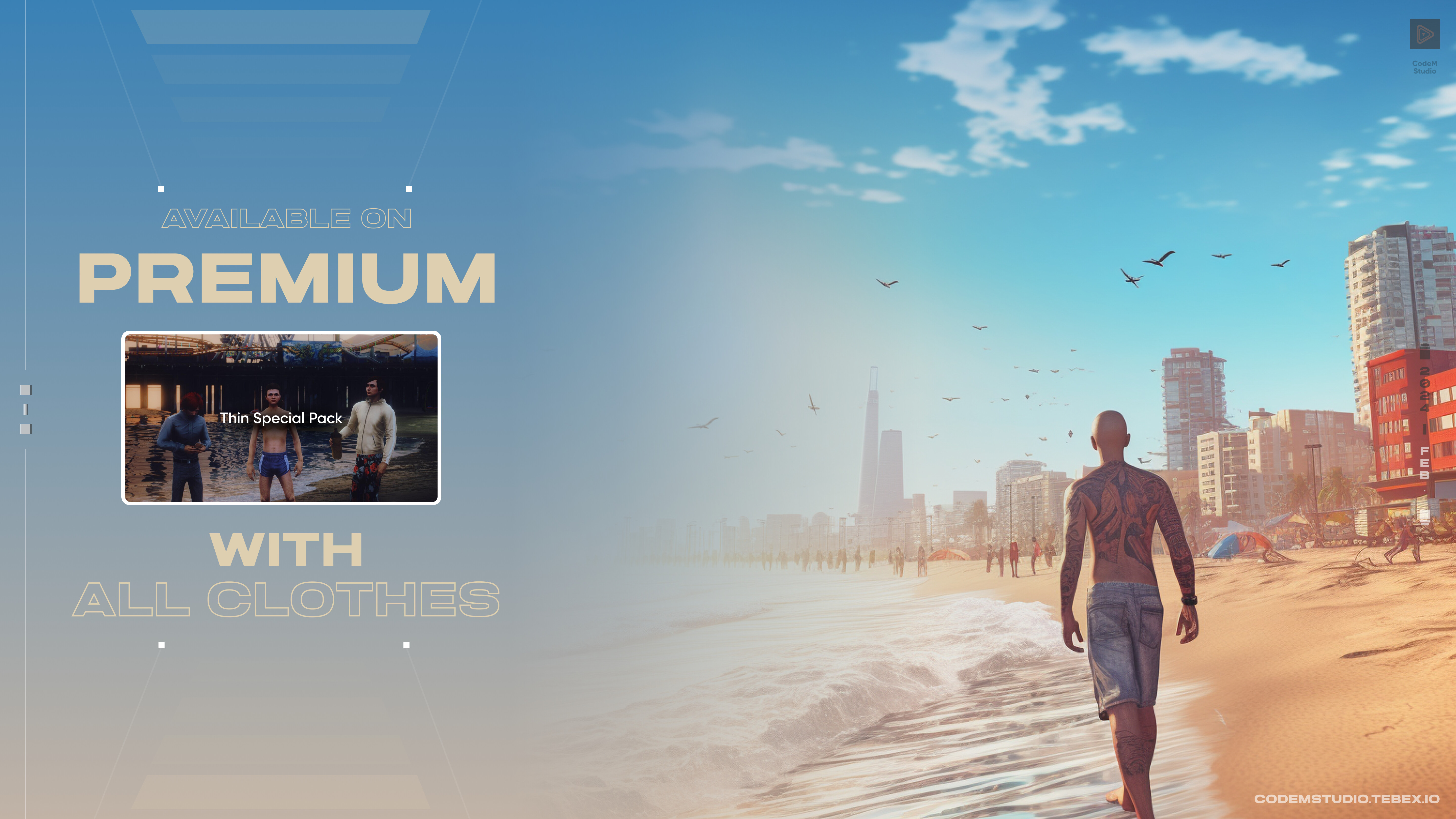 CodeM Studio Thin Freemode Pack thumbnail 2