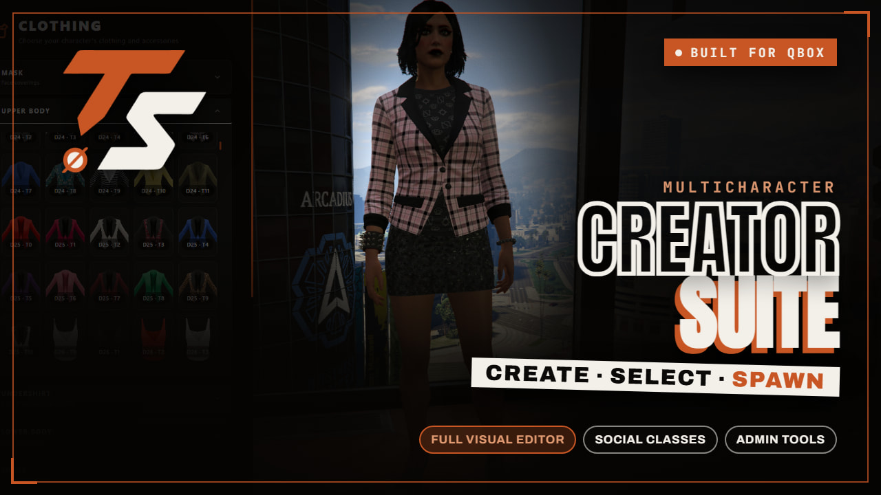 [PAID] [QBOX] Multicharacter Creator Suite - FiveM Releases - Cfx Forum