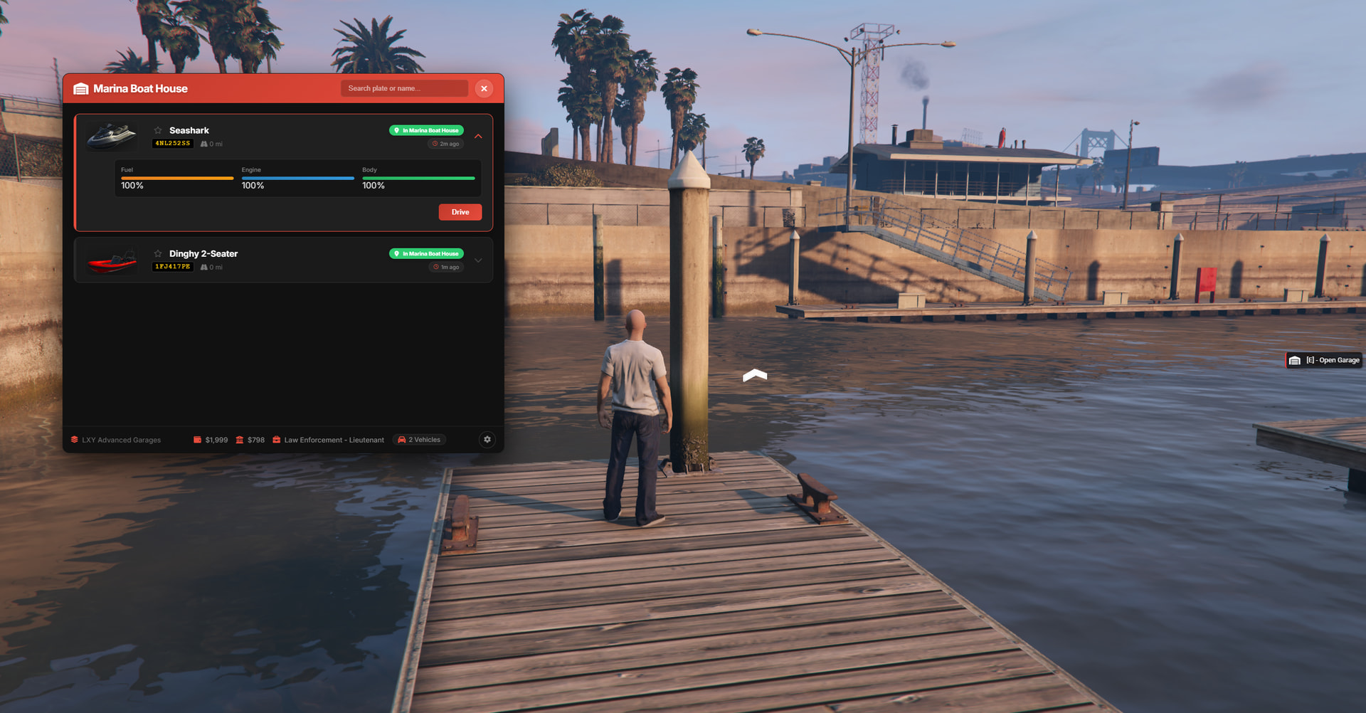 Complete advanced garage system with private, job, gang & impound ...