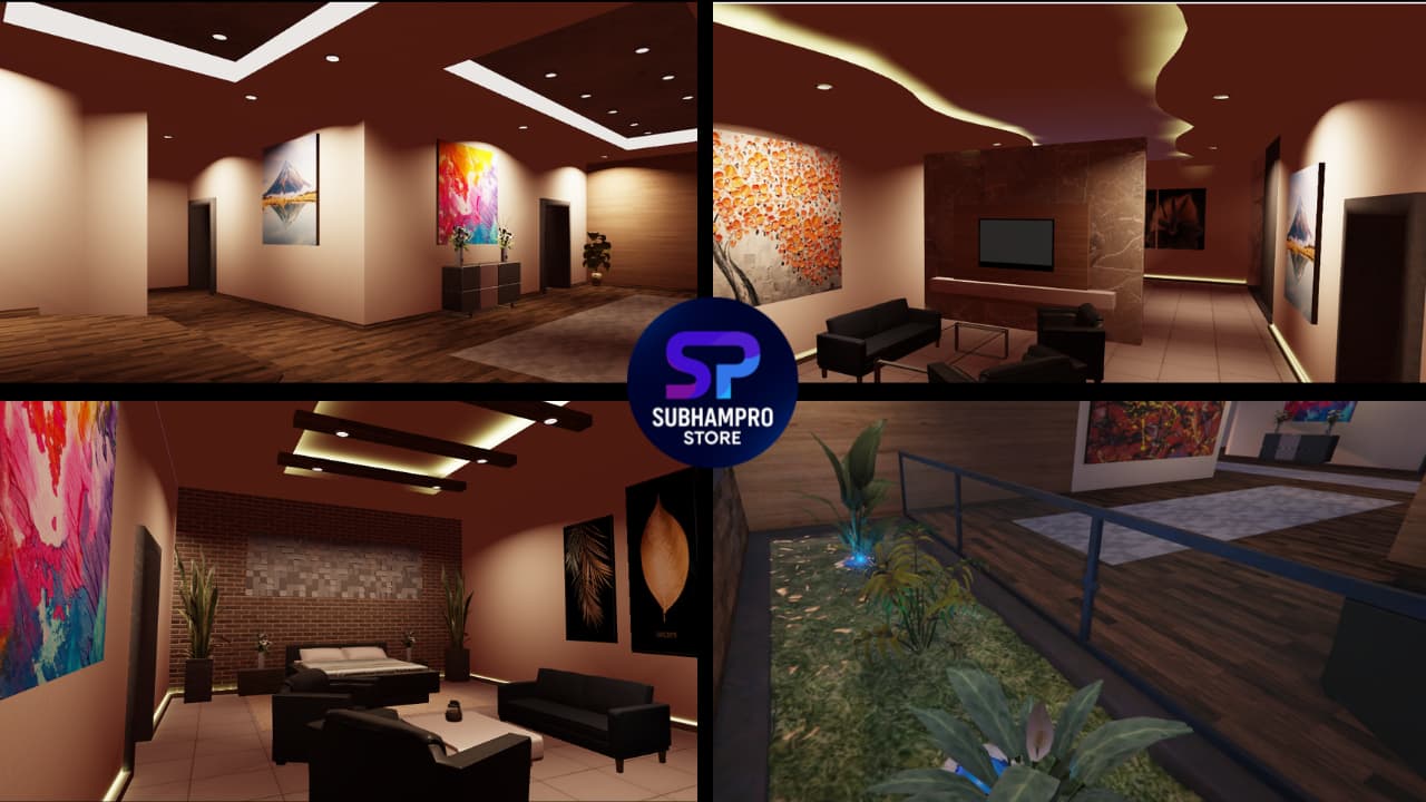 🏠 Futuristic Housing Shell 07 – Unfurnished + Furnished at $5.49 USD Thumbnail
