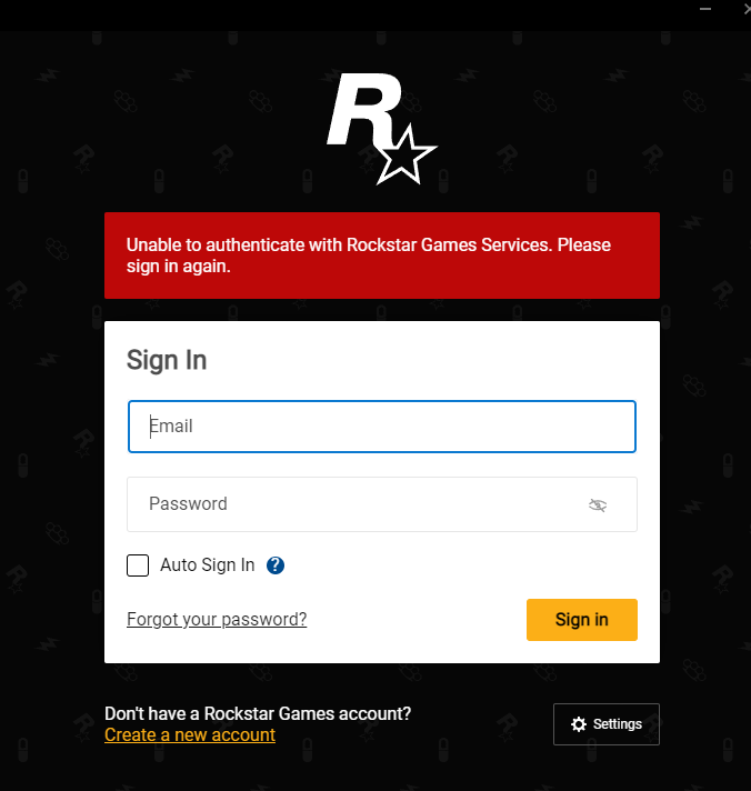 “Unable to authenticate with Rockstar Games Services — FiveM” - FiveM