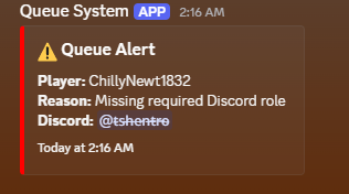 Advanced Discord Queue with Boarding Pass UI 4
