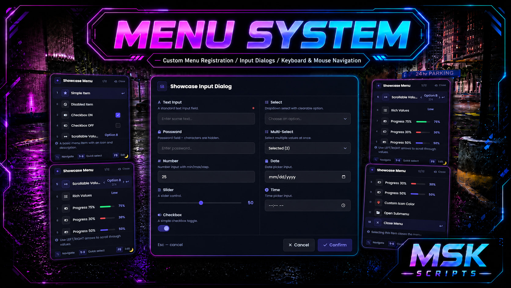 Menu System [ESX, QB, QBOX, STANDALONE] - FiveM Releases - Cfx Forum