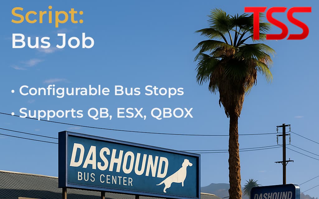 [PAID] TSS Advanced Bus Job - FiveM Releases - Cfx Forum