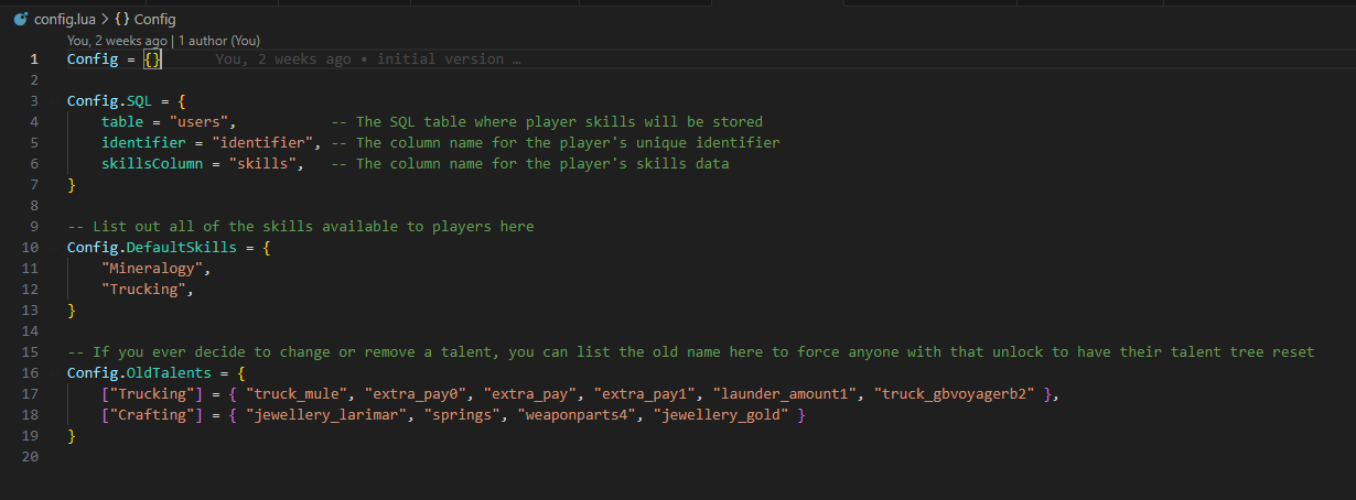 [STANDALONE] Skills & Talents Framework thumbnail 3