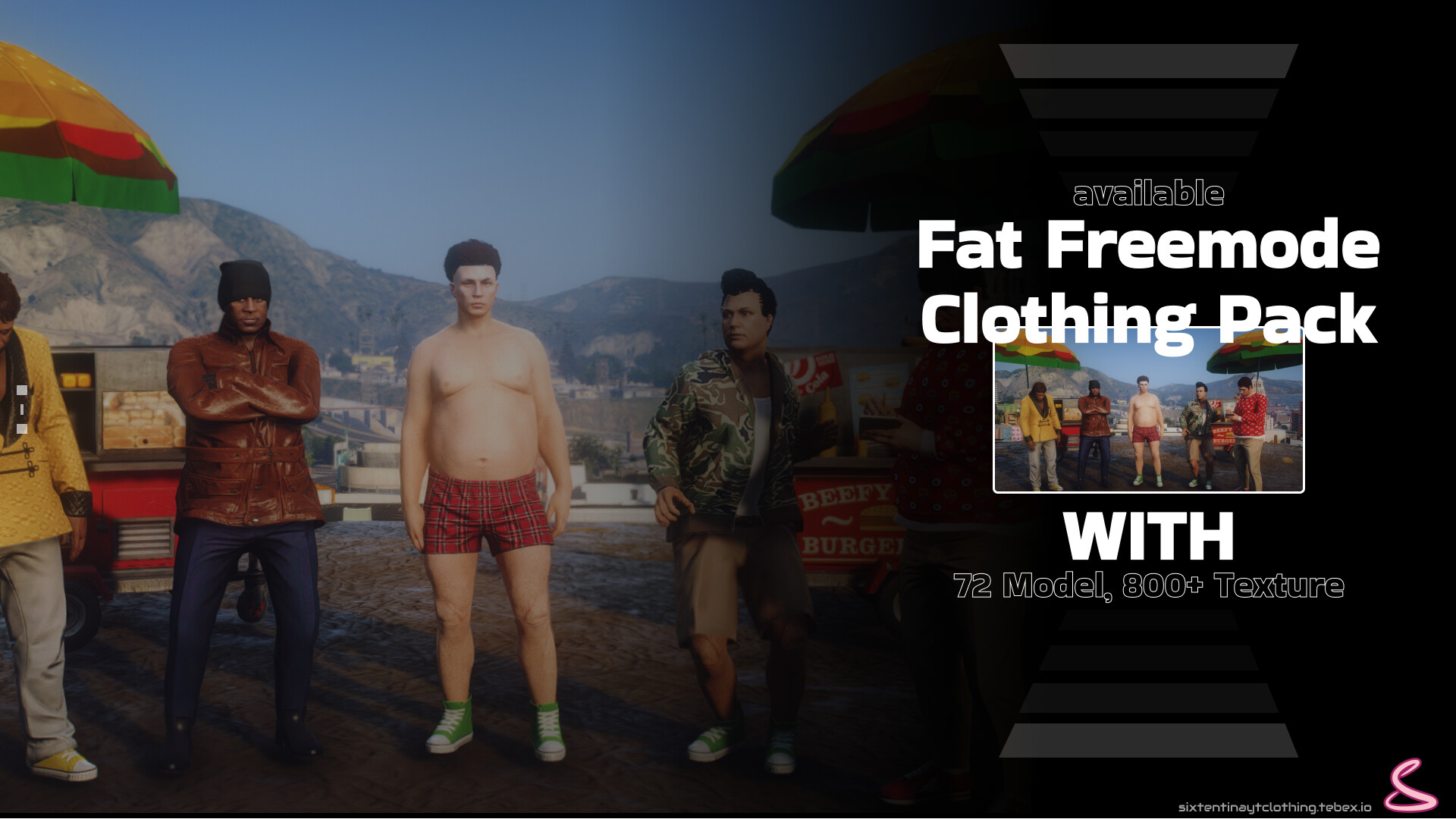 Fat Clothes Pack [Open Source][Updated][35%off] Thumbnail
