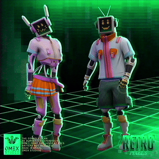 Retro Robots FiveM PED Collection